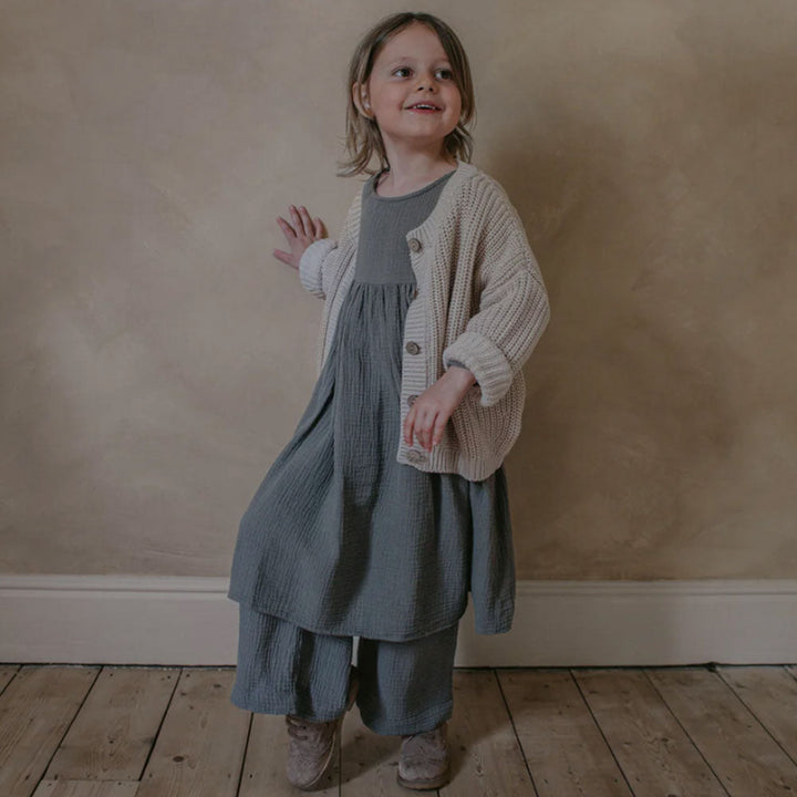 The Muslin Dress - Lead Gray
