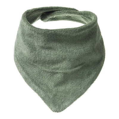 Triangle Terry Bib - Lily Pad