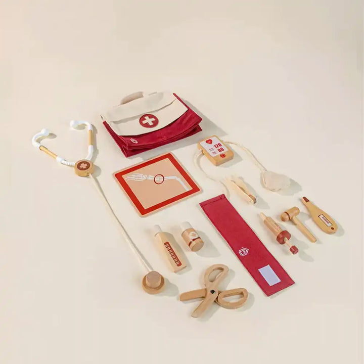 Wooden Doctor Playset