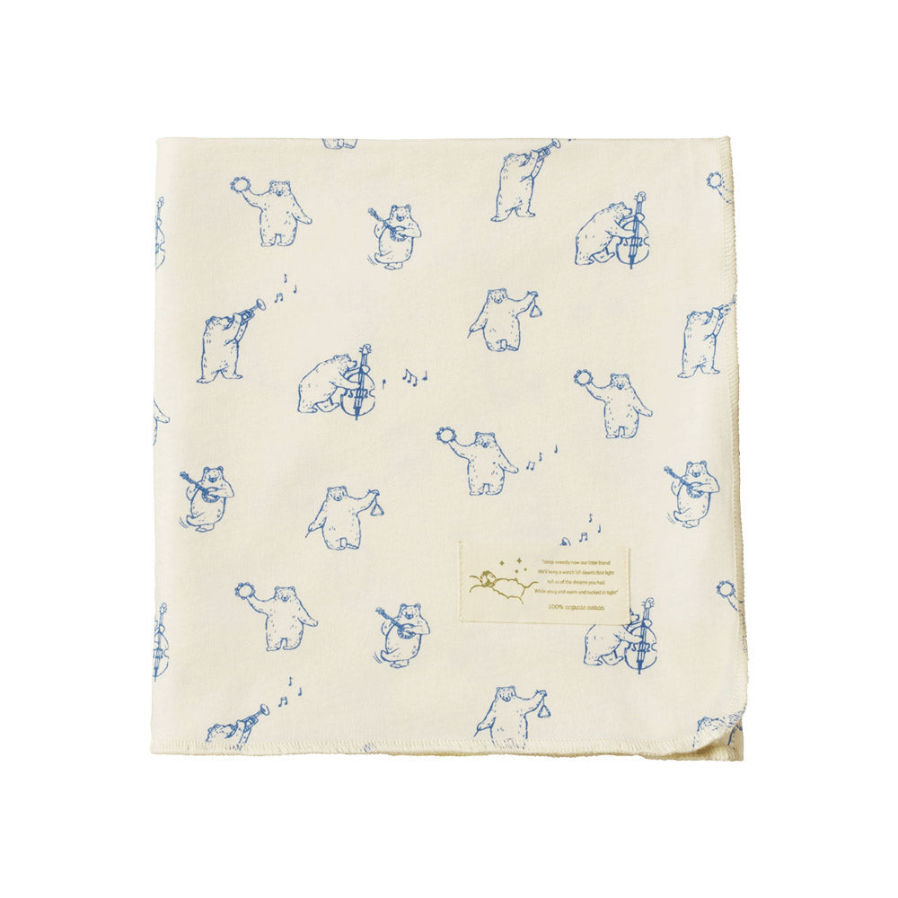 Cotton Wrap - Bluegrass Bears Print