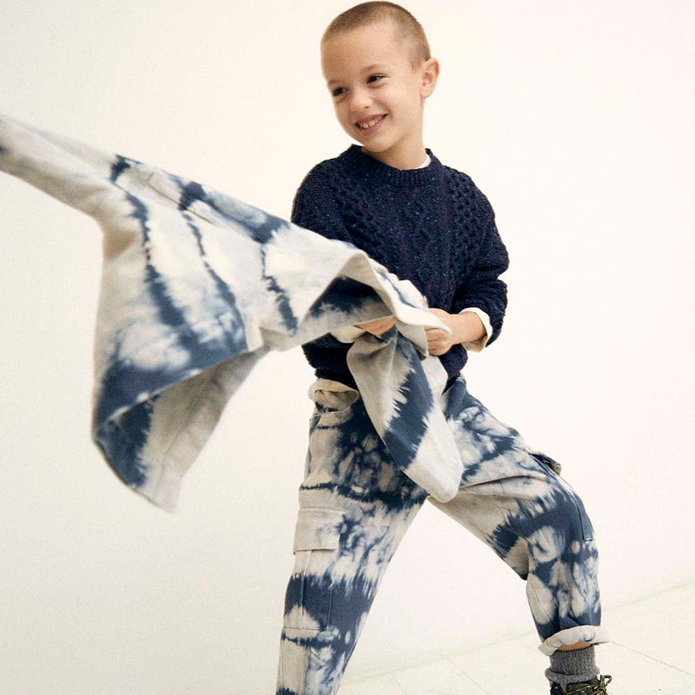 Vincent Pant - Tie Dye Navy