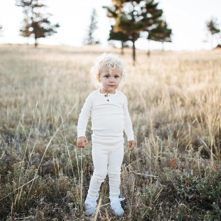 Organic Vintage Leggings - Oatmeal