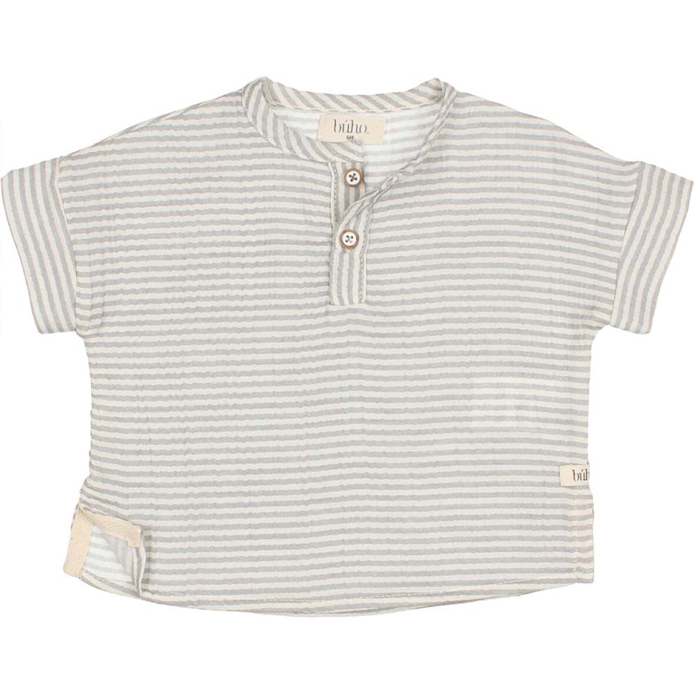Baby Stripes Shirt - Light Grey