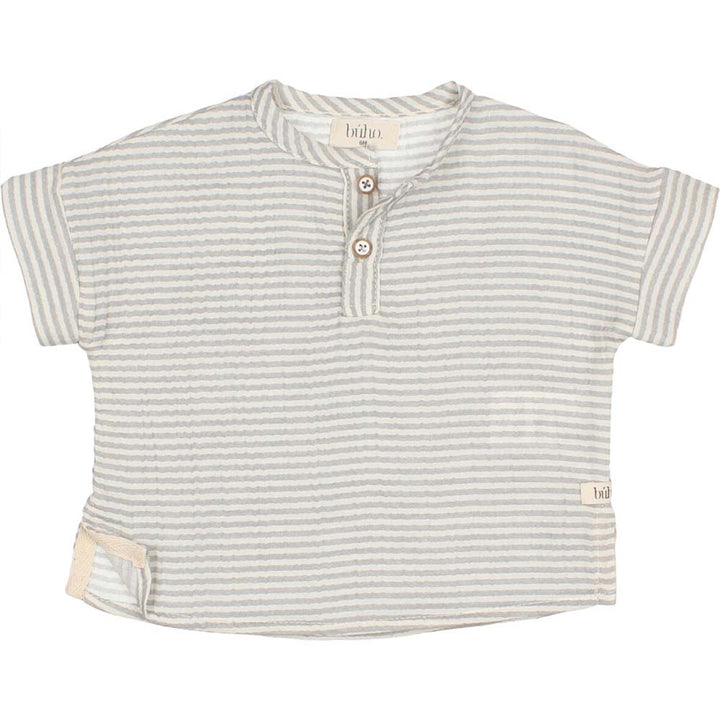 Baby Stripes Shirt - Light Grey
