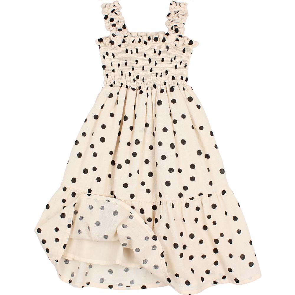 Dots Dress - Sand