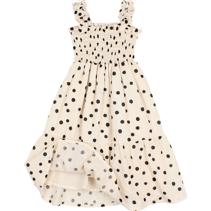 Dots Dress - Sand