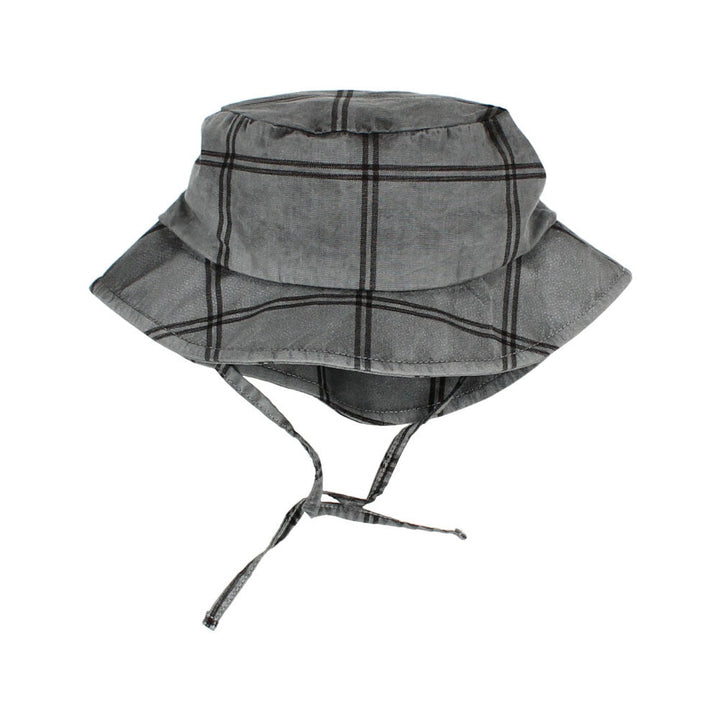 Baby Check Bob Hat - Graphite
