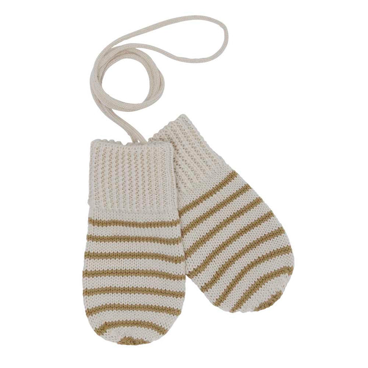 Baby Mittens - Ecru/Honey