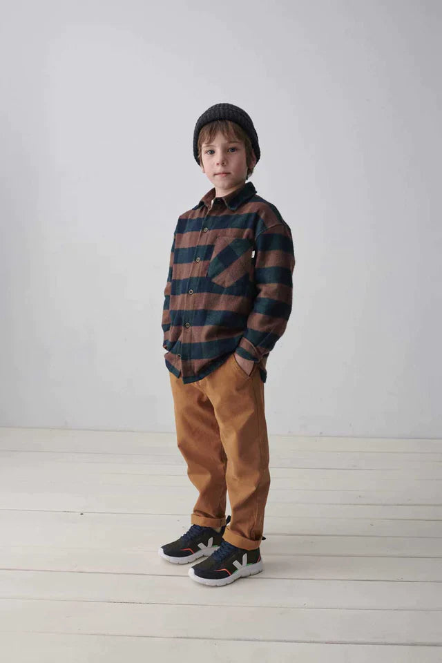 Organic Twill Pants - Brown