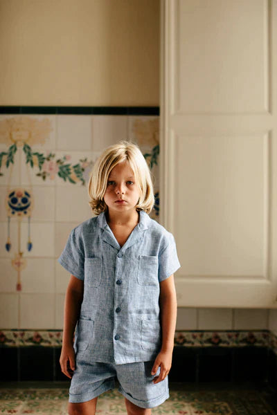 Jack 5 Pocket Shirt - Sea Blue