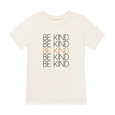 Be Kind - Organic Tee - Natural/Black/Clay