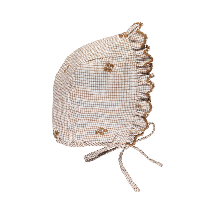 Olivia Bonnet Pin - Check