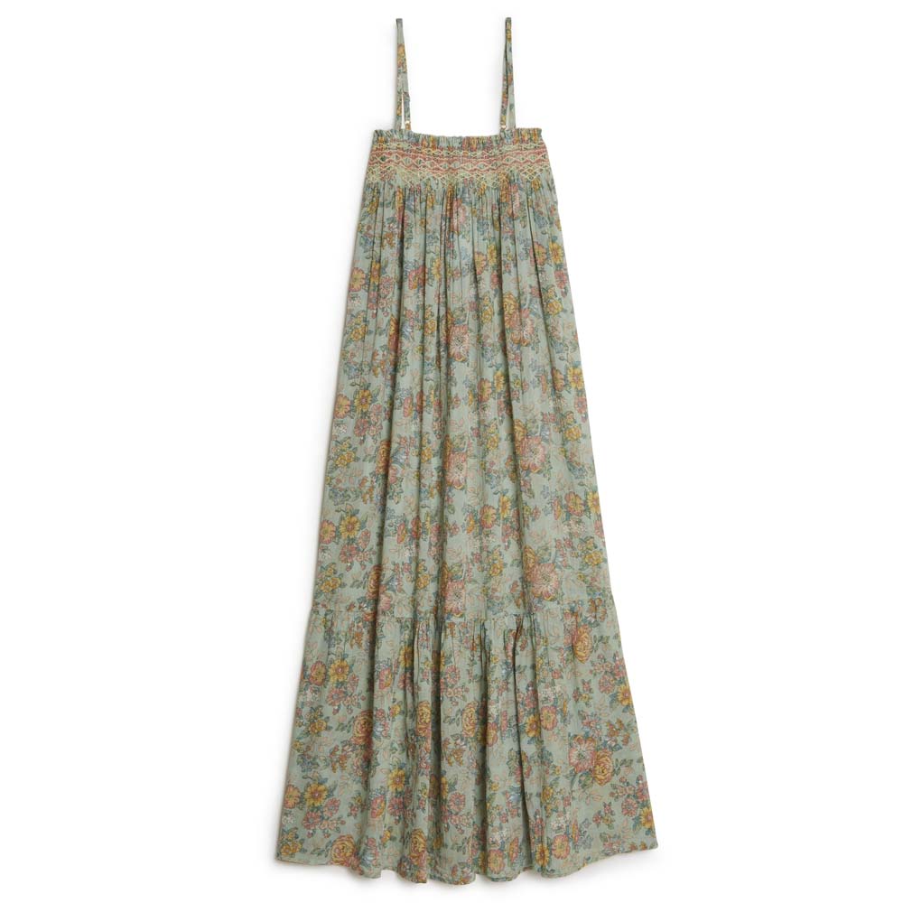 Marcelina Dress - Water Jodhpur Flower