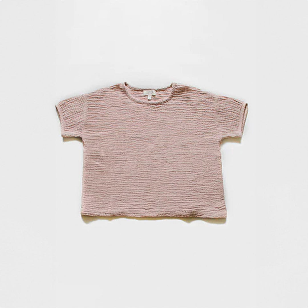The Muslin Top - Antique Rose