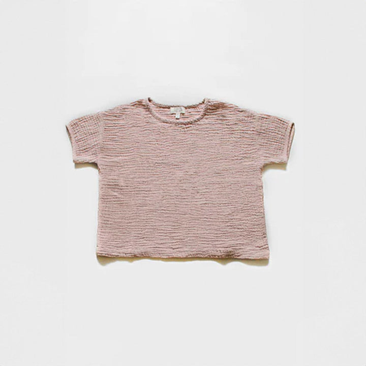 The Muslin Top - Antique Rose