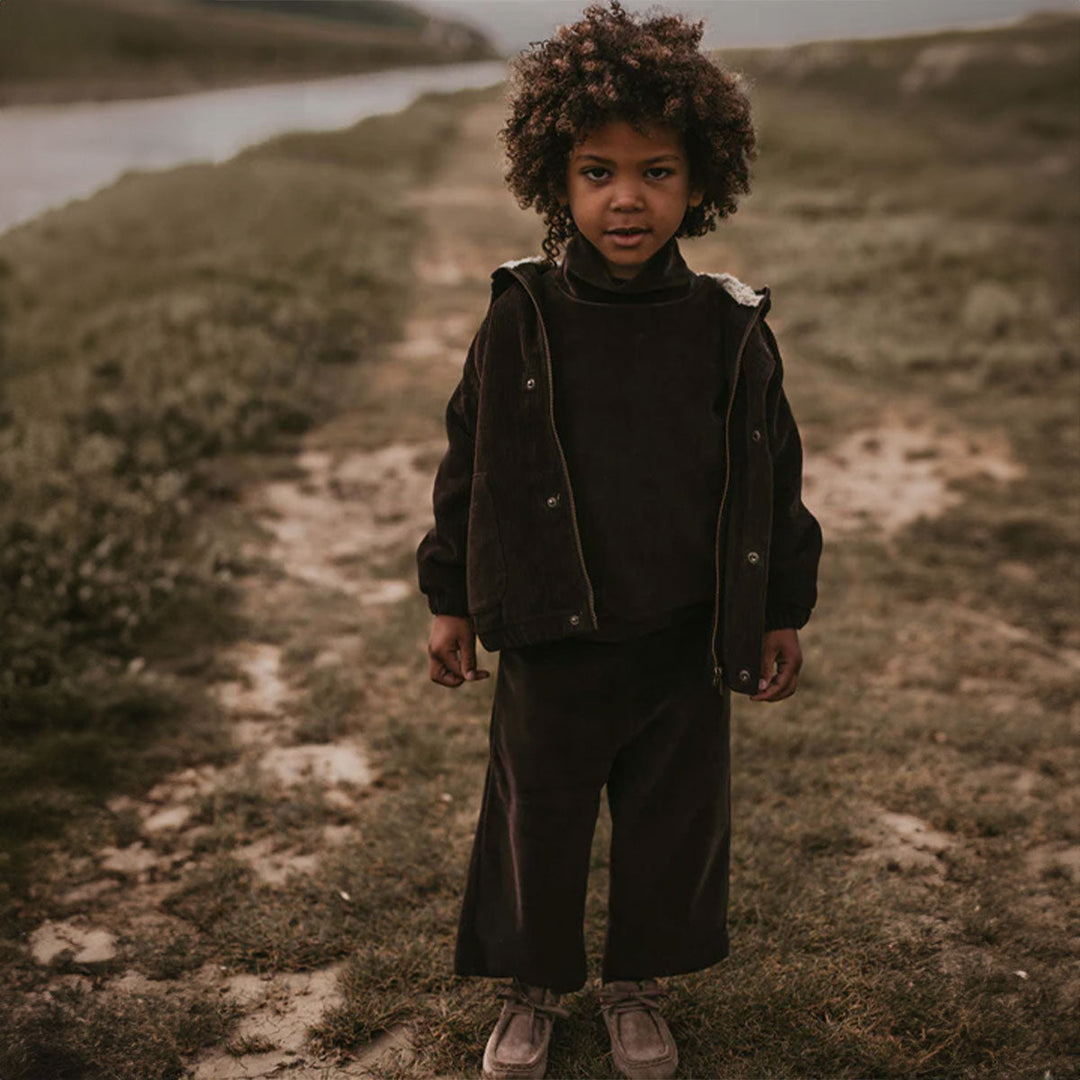 The Corduroy Coat - Chocolate