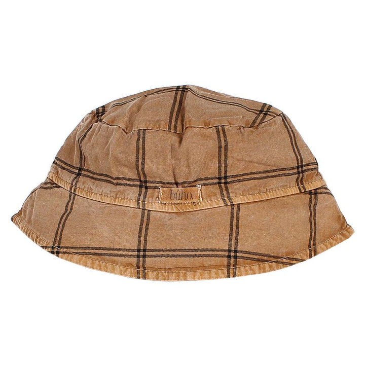 Plaid Bob Hat - Brown Sugar