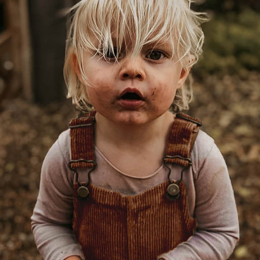 The Wild and Free Dungaree - Rust