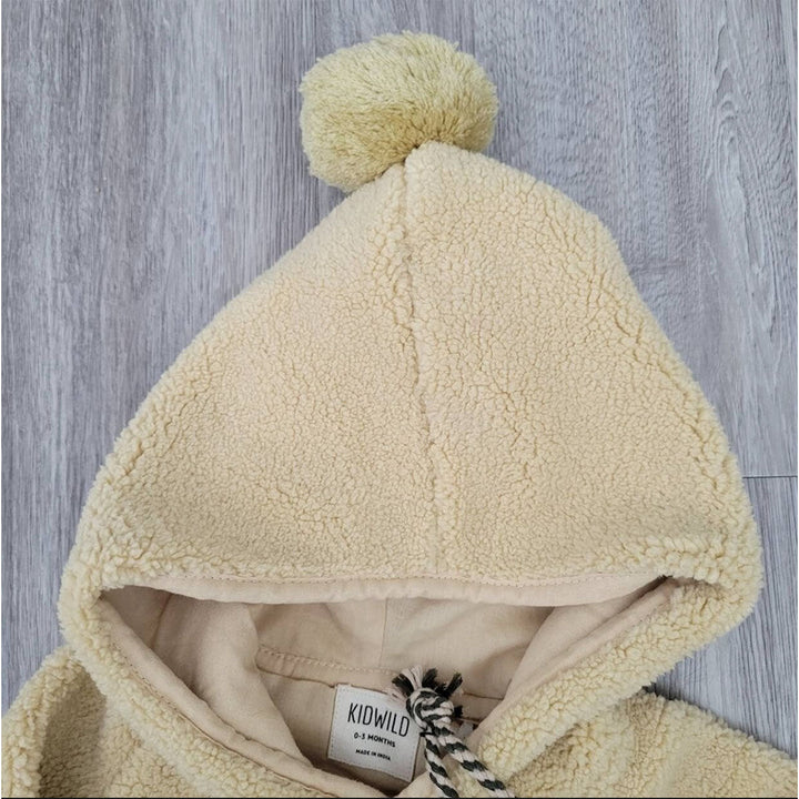 Sherpa Babysuit - Almond