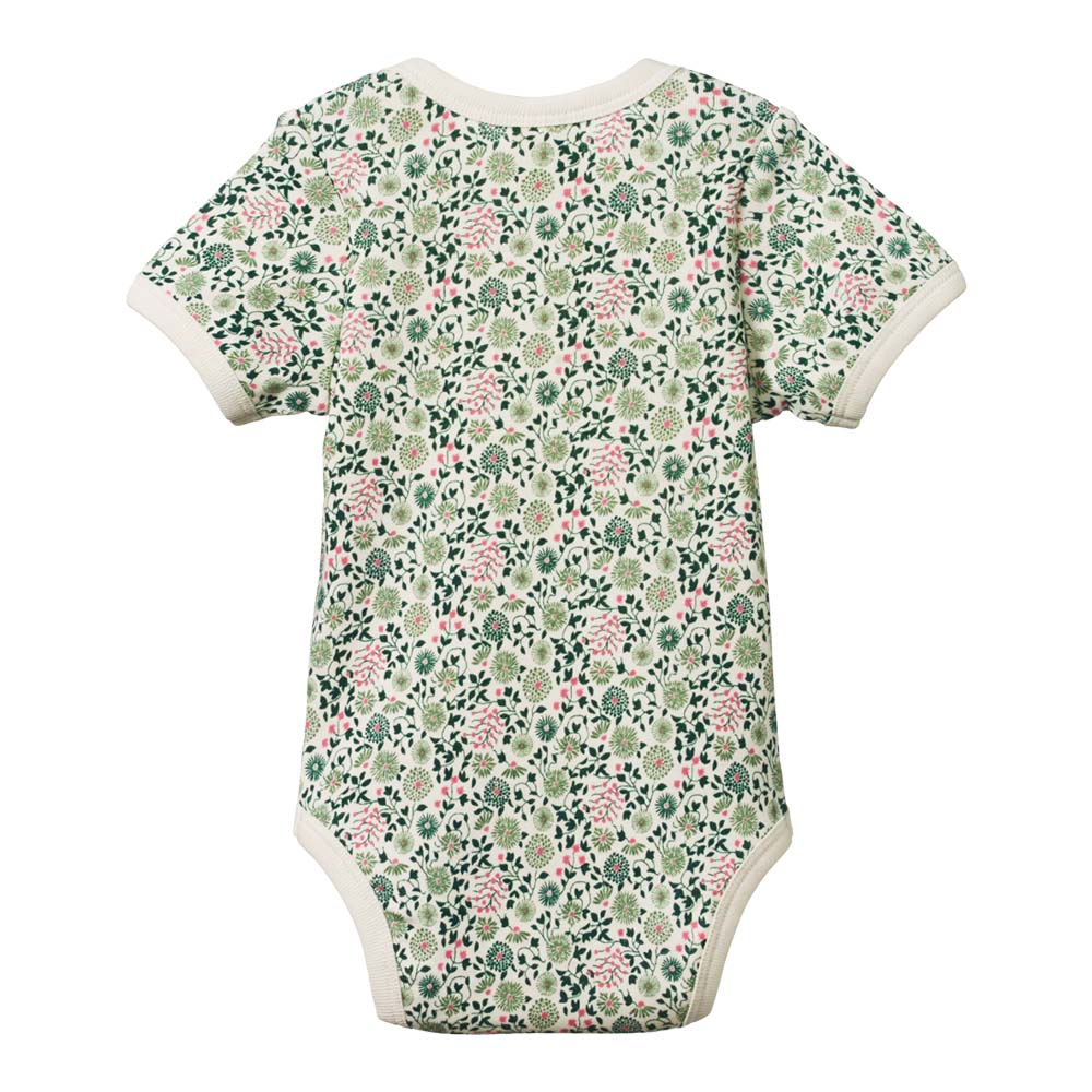 Short Sleeve Bodysuit - Willow Print