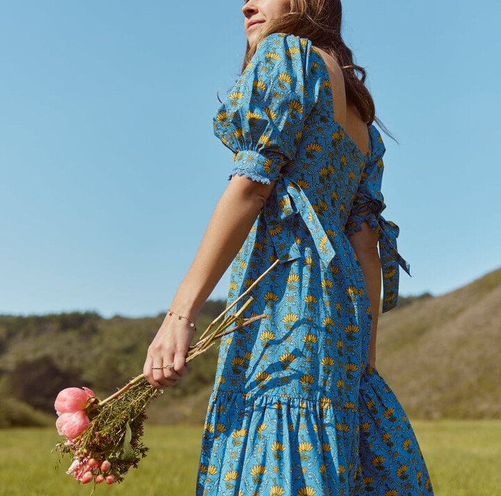 Barbara Maxi Dress - Lapis & Laguna Floral