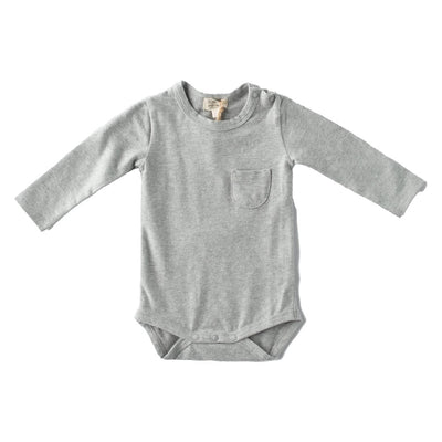 The Long-Sleeve Onesie - Gray Melange