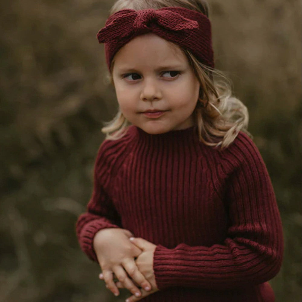 The Alpaca Headband - Winterberry