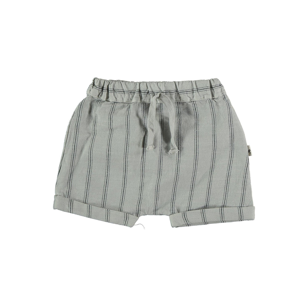 Baby Striped Shorts - Light Grey