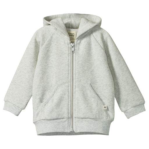 Sweatshirt Hoodie - Light Grey Marl
