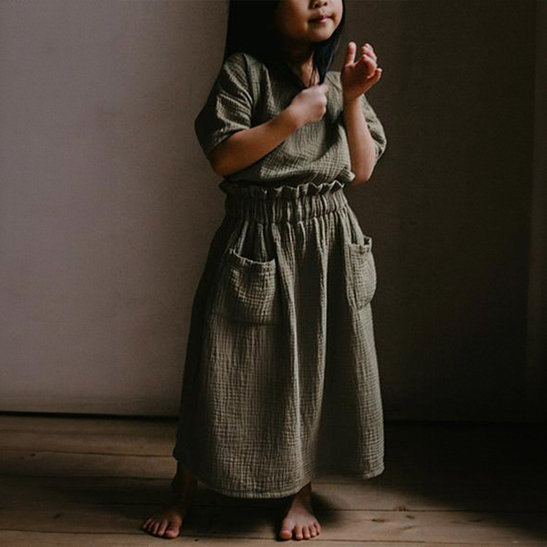 The Muslin Skirt - Camel