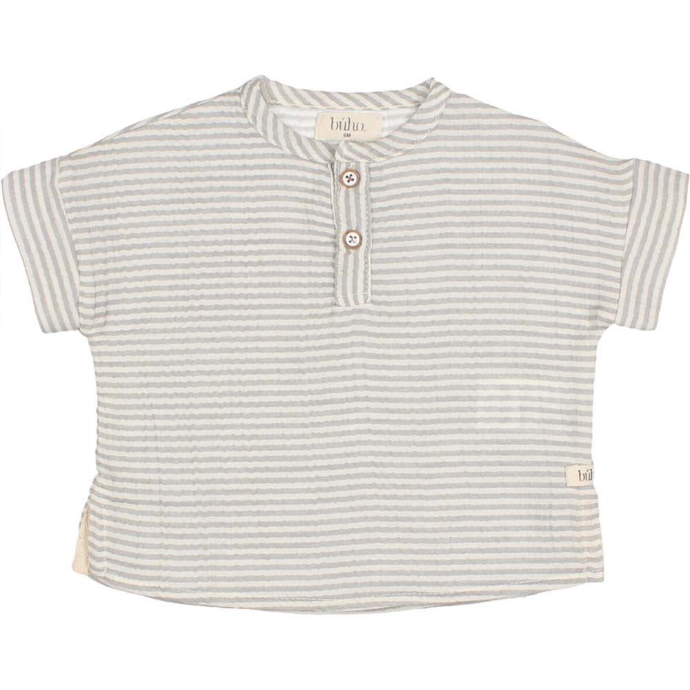 Baby Stripes Shirt - Light Grey