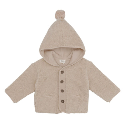 Organic Sherpa Baby Jacket - Almond