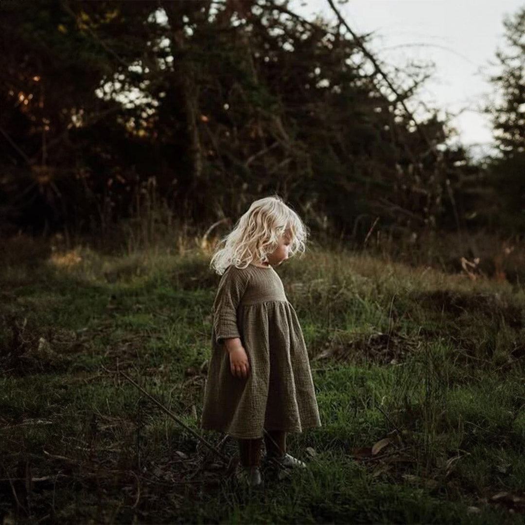 The Muslin Dress - Olive