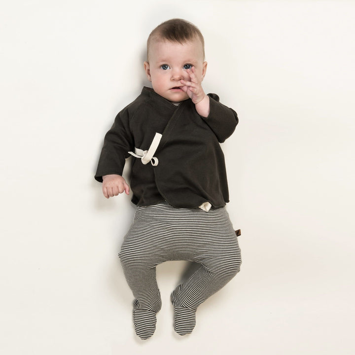 Organic Kimono Top - Slate
