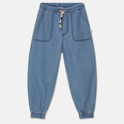 Denim Jogger Pants