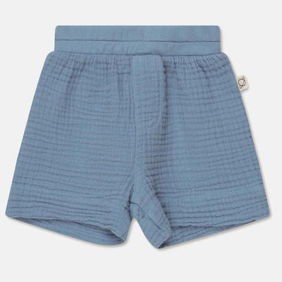 Gauze Baby Bermuda Shorts - Sky Blue