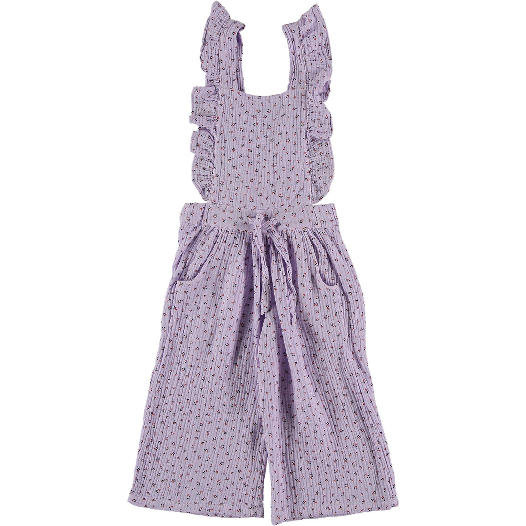 Kids Organic Cotton Liberty Jumpsuit - Mauve