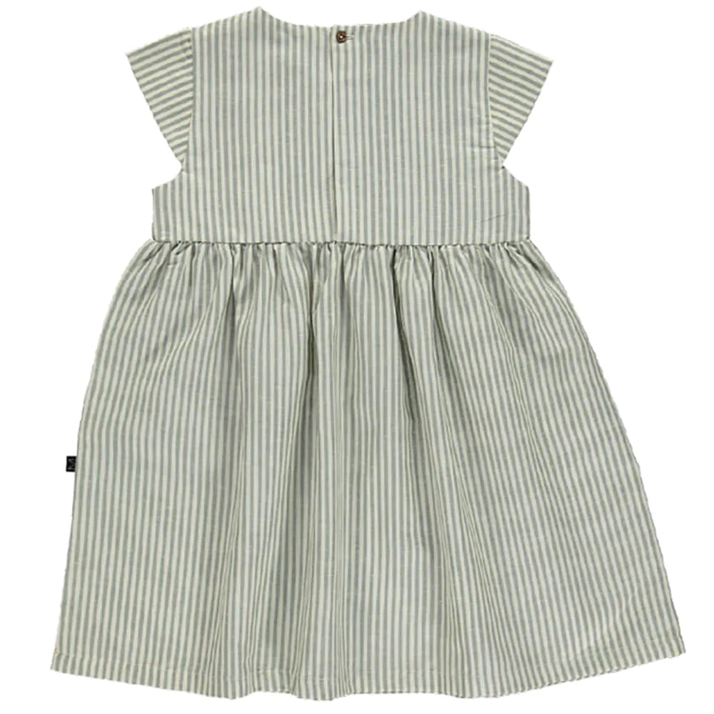 Lagoon Dress - White/Grey