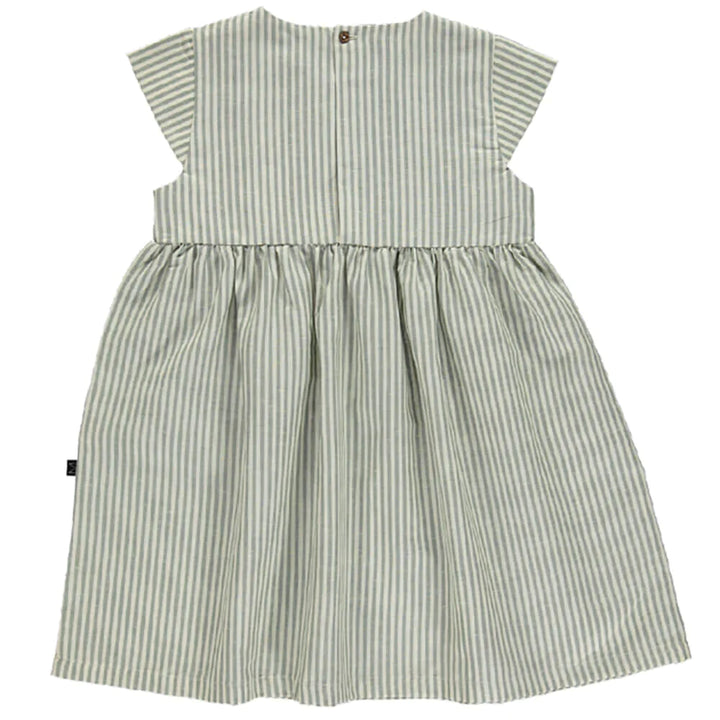 Lagoon Dress - White/Grey