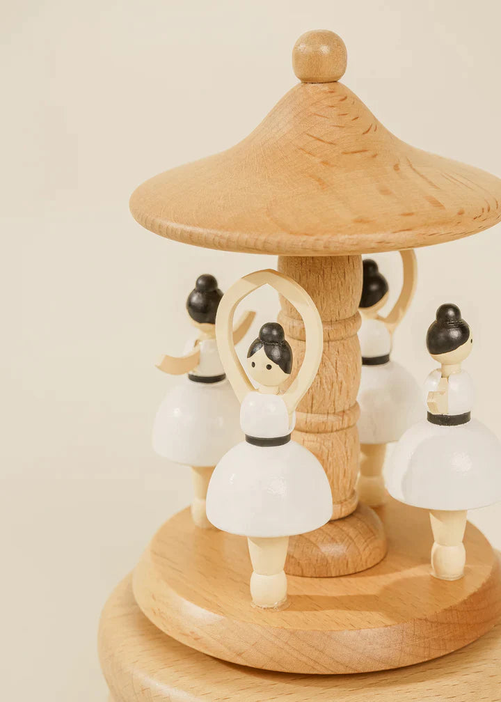 Wooden Music Box - Ballerinas