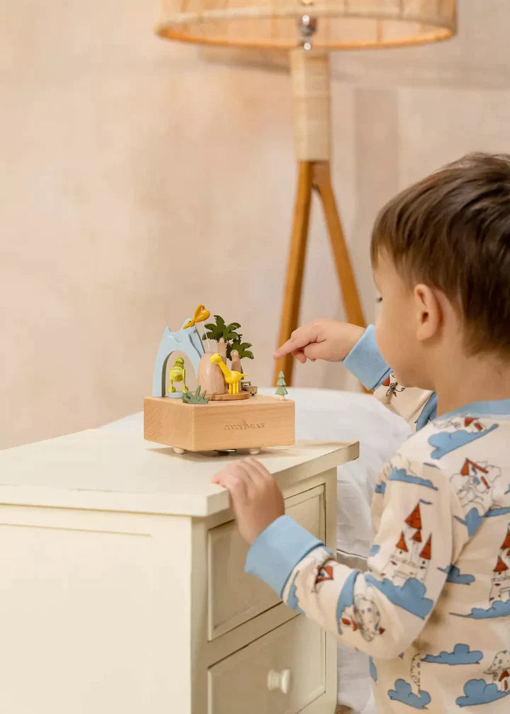 Wooden Music Box - Dinosaures World