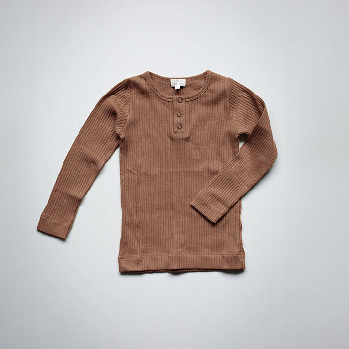 The Ribbed Top - Cinnamon