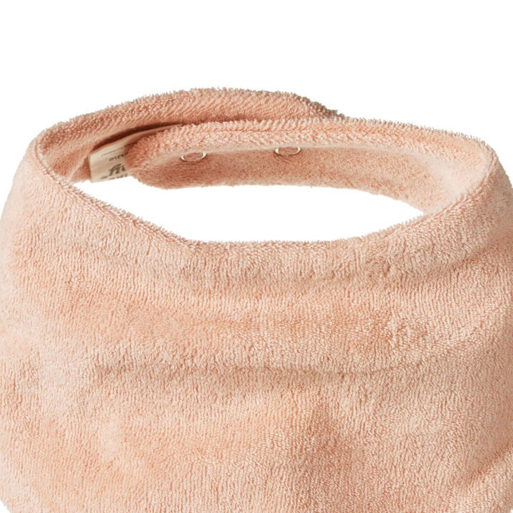 Triangle Terry Bib - Rose Dust