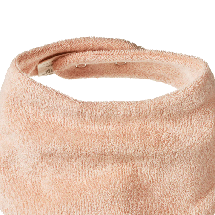 Triangle Terry Bib - Rose Dust