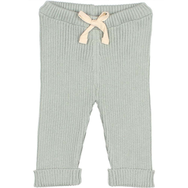 Newborn Sweater Knit Legging with Cuff - Cactus
