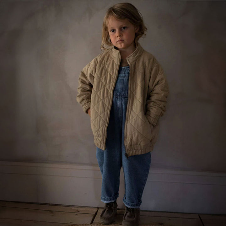 The Quilted Jacket - Mushroom