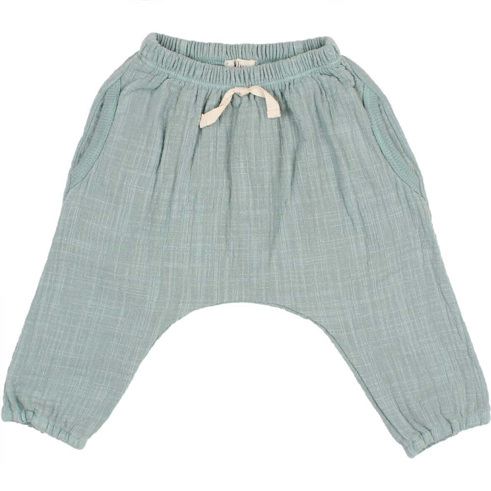 Double Gauze Jogger Pants with Pockets - Cactus