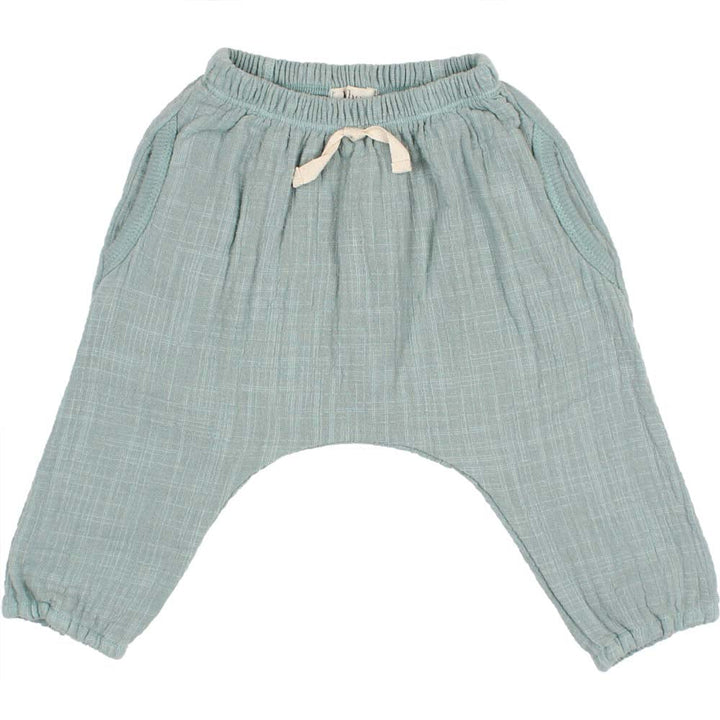Double Gauze Jogger Pants with Pockets - Cactus