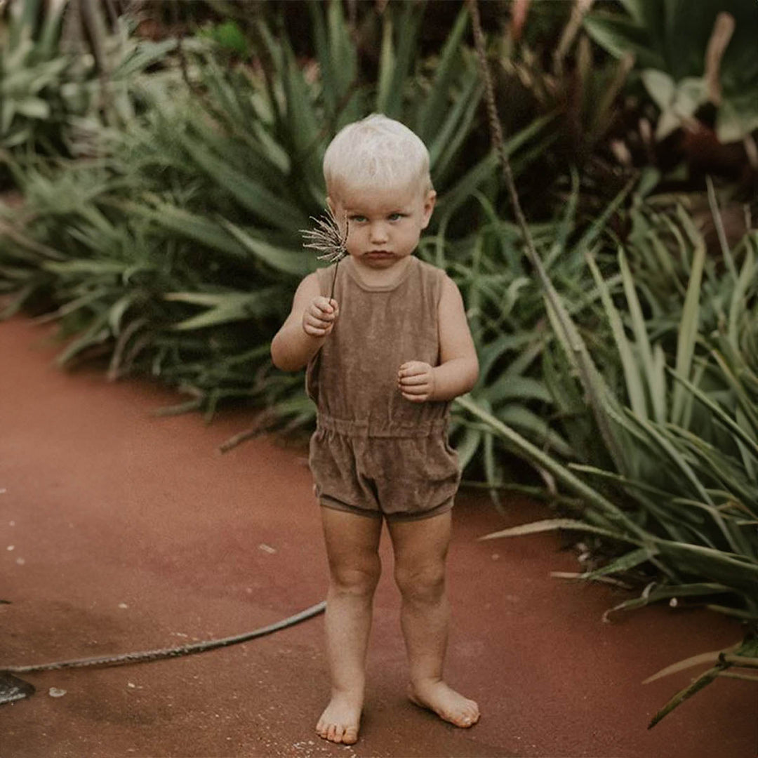 The Vintage Romper - Olive