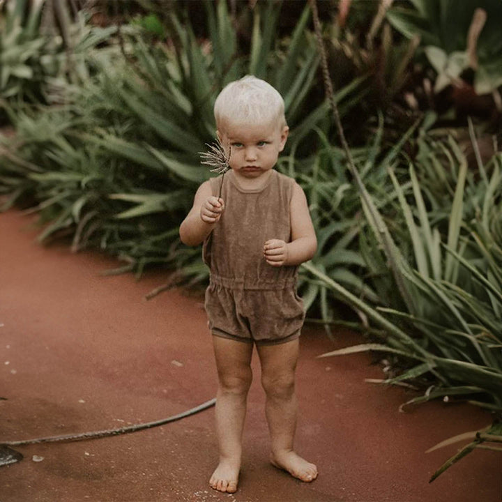 The Vintage Romper - Olive